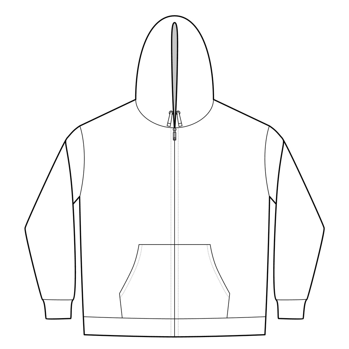 Adult Santa Barbara Zip Hoodie